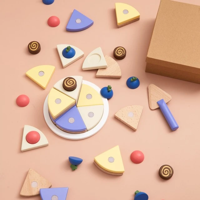 Swedish Design Wooden Cake to Assemble Age: 3+