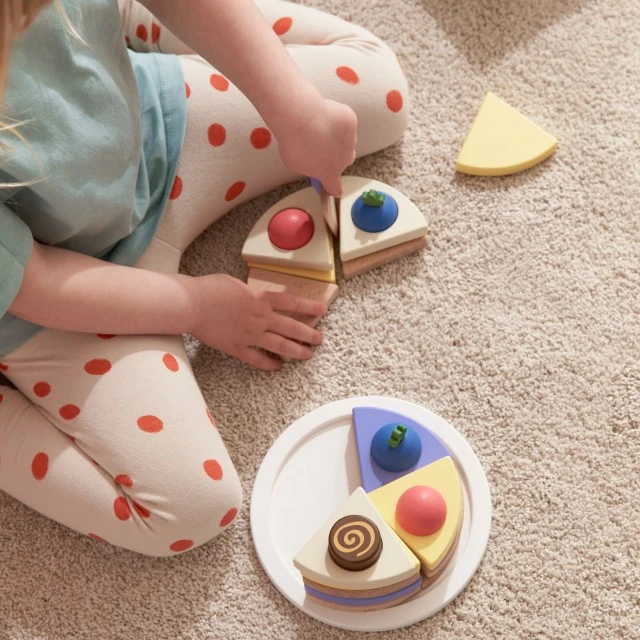 Swedish Design Wooden Cake to Assemble Age: 3+