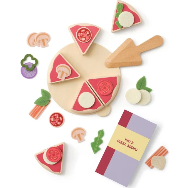 Wooden set Italian pizza Swedish Design Age: 2+