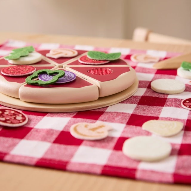 Wooden set Italian pizza Swedish Design Age: 2+