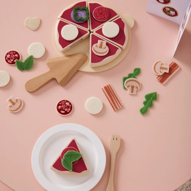 Wooden set Italian pizza Swedish Design Age: 2+