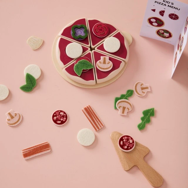 Wooden set Italian pizza Swedish Design Age: 2+
