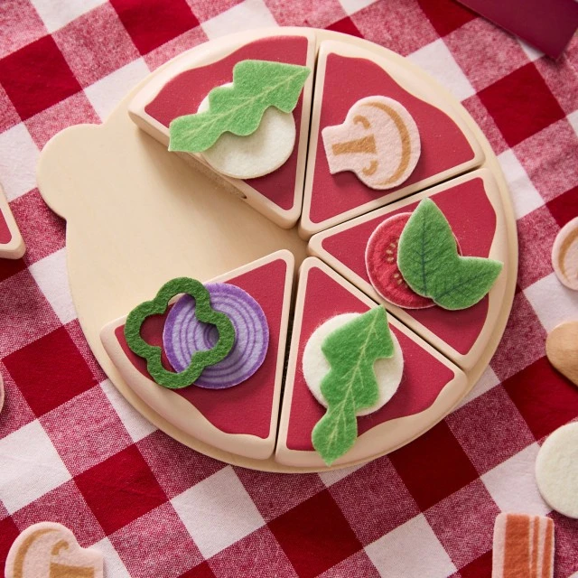 Wooden set Italian pizza Swedish Design Age: 2+