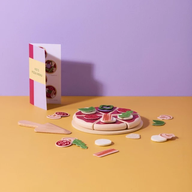 Wooden set Italian pizza Swedish Design Age: 2+