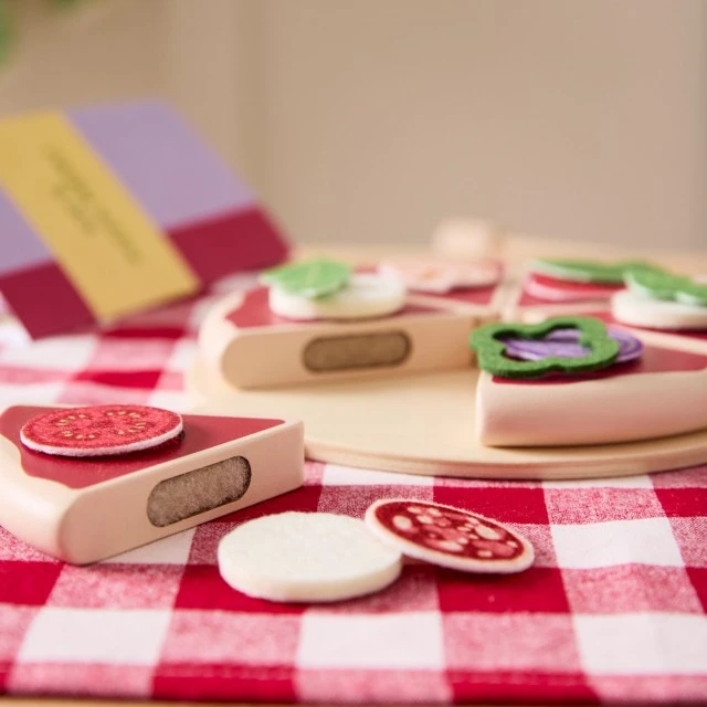 Wooden set Italian pizza Swedish Design Age: 2+