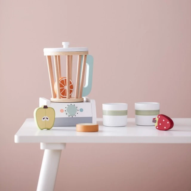 Дървен комплект Блендер с плодове Swedish Design
Възраст: 3+