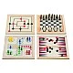 Wooden set of classic board games Age: 7+