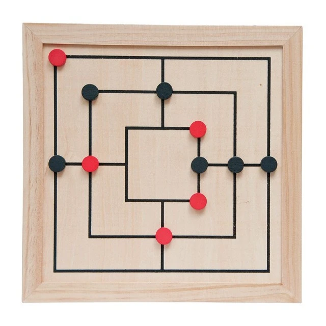 Wooden set of classic board games Age: 7+