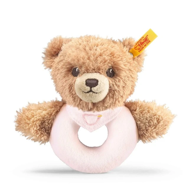 Sleep well bear grip toy with rattle Размер: 12 см
Клас: Friends