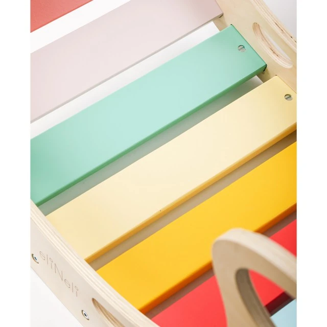 Wooden Montessori swing 5in1 with 2in1 board Age: 1+