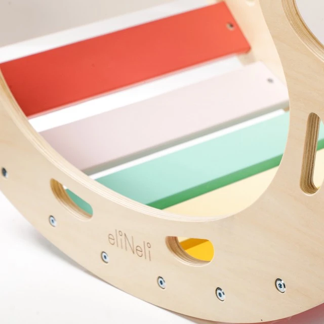 Wooden Montessori swing 5in1 with 2in1 board Age: 1+