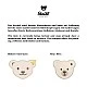 Steiff Hooded Bath Towel Size: 100 x 100 cm
