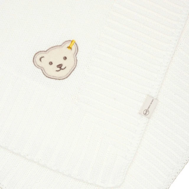 Knitted blanket GOTS Steiff Organic cotton Size: 75 x 95 cm