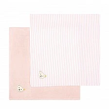 GOTS Steiff diaper set, 2 pieces Organic cotton Size: 70 x 70 cm