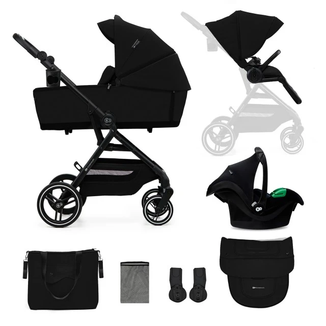 Kinderkraft YOXI baby stroller 3in1 PURE BLACK