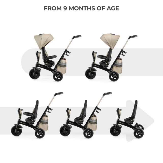 KinderKraft EASYTWIST beige tricycle KREASY00BEG0000