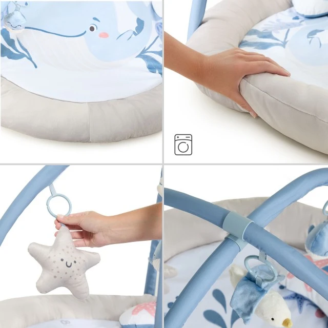 KinderKraft COZYPLAY activity gym NORDIC BREEZE