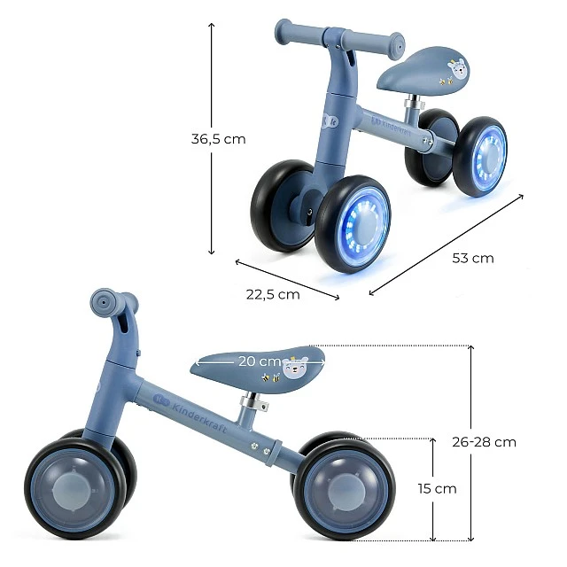 Kinderkraft CUTIE FLASH ride on BLUE