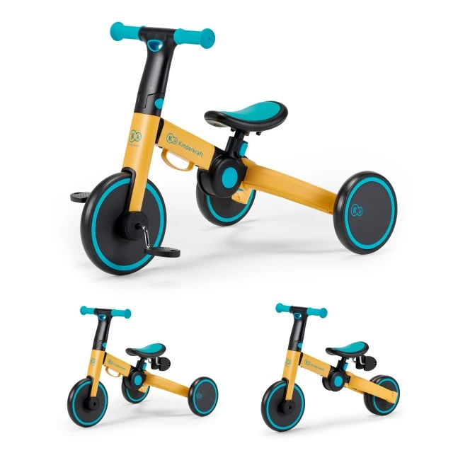 Kinderkraft tricycle 3 in 1 4TRIKE yellow