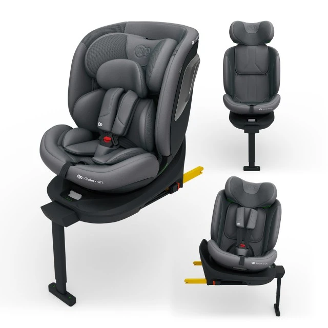 KinderKraft I-360 2 PLUS car seat GREY