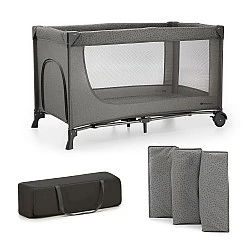 Kinderkraft JOY SIMPLE 2 бебешка кошара DARK GREY