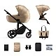 Kinderkraft Prime 2 stroller 2 in 1 SANDROSE BEIGE