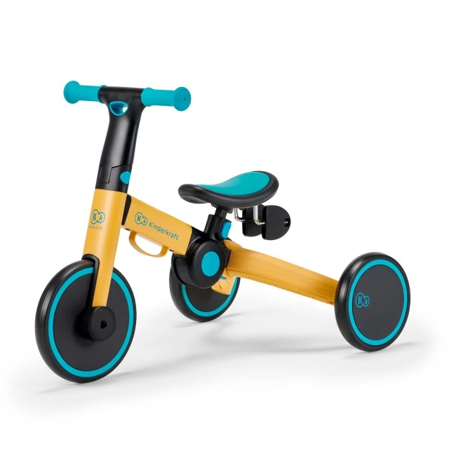 Kinderkraft tricycle 3 in 1 4TRIKE yellow