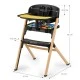Kinderkraft LIVY high chair + CALMEE lounge chair HAPPY SHAPES
