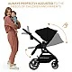 Kinderkraft YOXI baby stroller 3in1 PURE BLACK