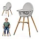 Kinderkraft FINI 2 столче за хранене GREY
