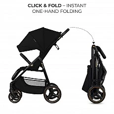 Kinderkraft TRIG 3 бебешка количка ONYX BLACK