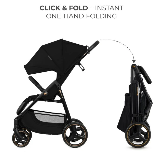 Kinderkraft TRIG 3 baby stroller ONYX BLACK