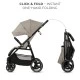 Kinderkraft TRIG 3 baby stroller STONE BEIGE