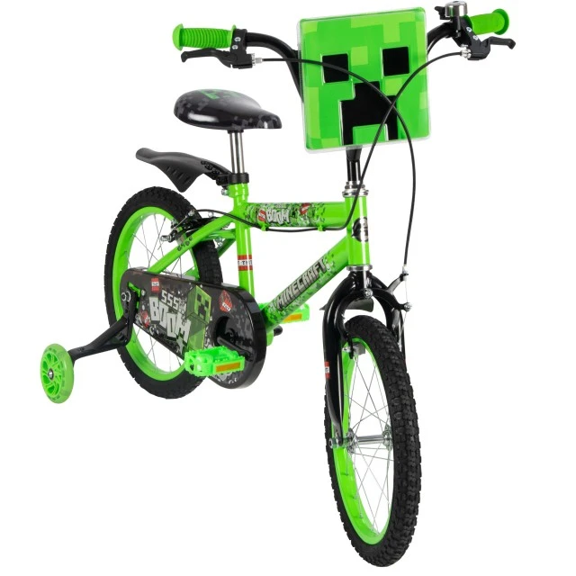 Huffy детски велосипед 16 Minecraaft 21404W ЗЕЛЕН