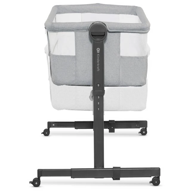 KinderKraft NESTE UP 2 бебешка кошара LIGHT GREY