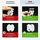 32069 Reer протектори за контакти 20 бр, прозрачни