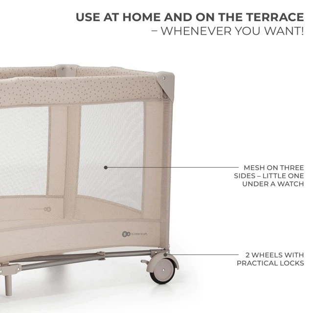 Kinderkraft JOY SIMPLE 2 baby bassinet BEIGE