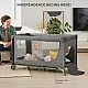 Kinderkraft JOY SIMPLE 2 бебешка кошара DARK GREY
