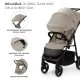 Kinderkraft TRIG 3 baby stroller STONE BEIGE