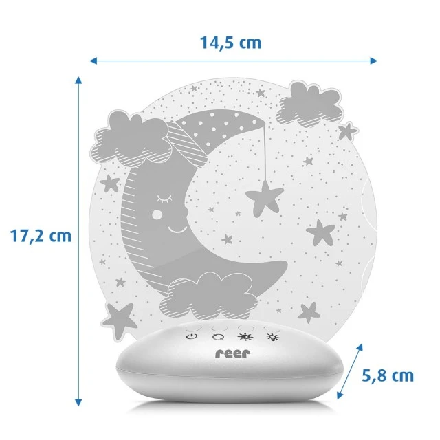 52121 Reer ColourLumy night lamp MOON