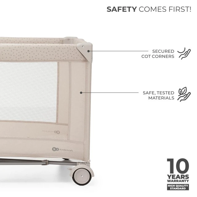 Kinderkraft JOY SIMPLE 2 baby bassinet BEIGE