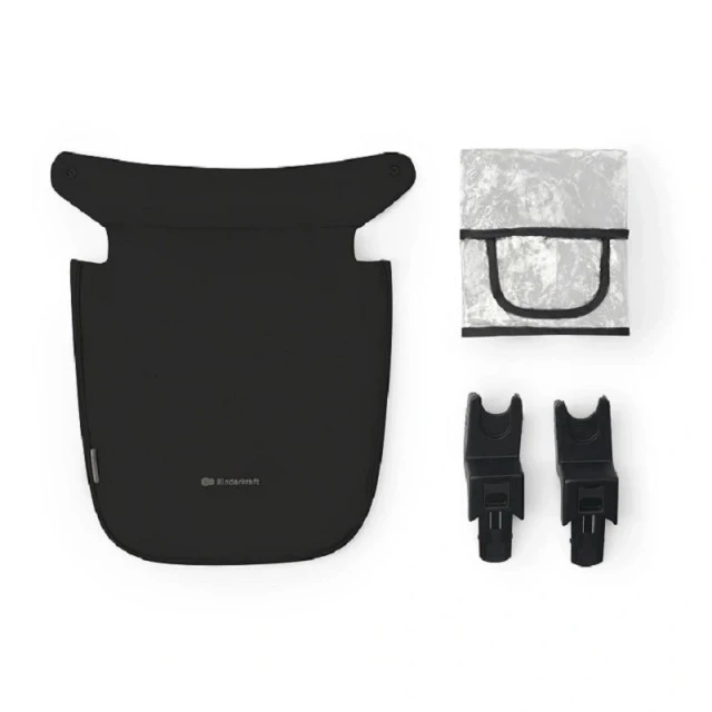 Kinderkraft NEWLY baby stroller 4 in 1 CLASSIC BLACK