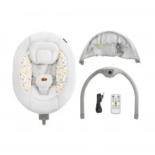 Kinderkraft swing LUMI 2 light grey