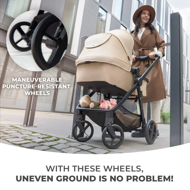 Kinderkraft NEWLY baby stroller 4 in 1 MOONLIGHT GRAY