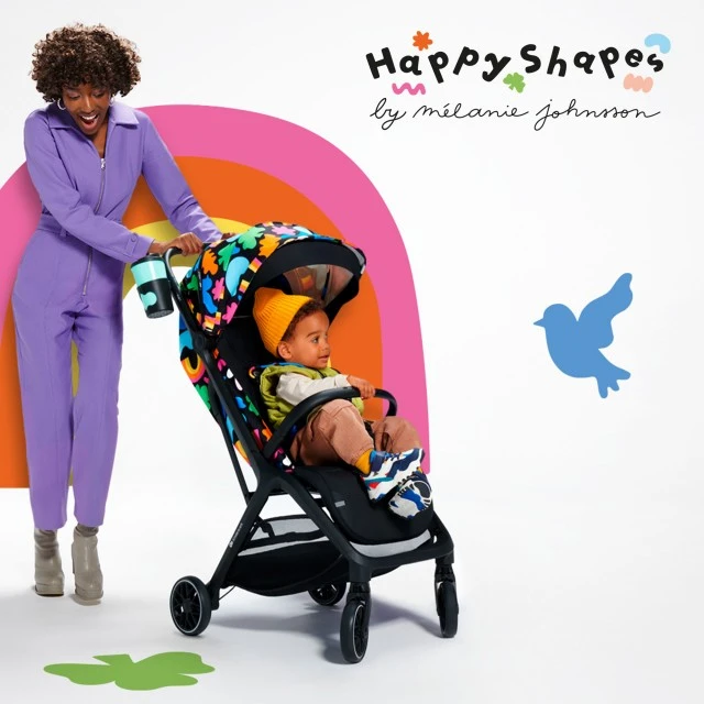 Kinderkraft NUBI 2 baby stroller HAPPY SHAPES