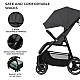 Kinderkraft TRIG 3 бебешка количка GLANITE GREY