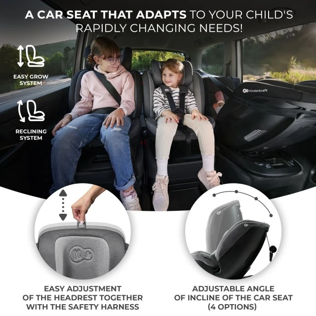 Kinderkraft car seat XPEDITION 2 BLUE