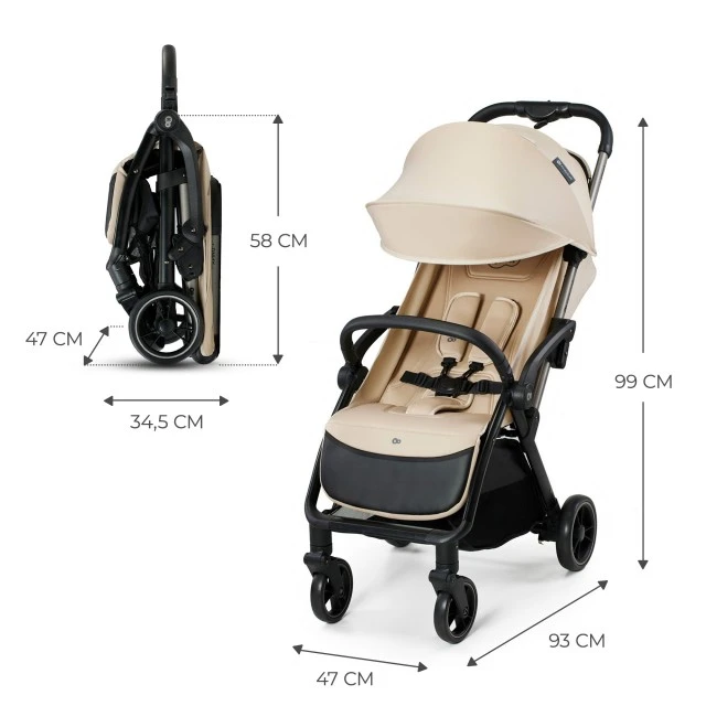 Kinderkraft APINO baby stroller DUNE BEIGE