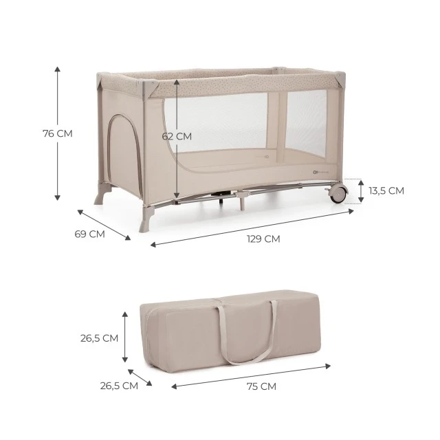 Kinderkraft JOY SIMPLE 2 baby bassinet BEIGE