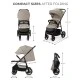 Kinderkraft TRIG 3 baby stroller STONE BEIGE